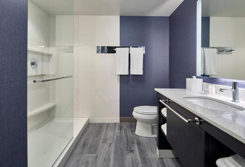 带大床的标准工作室, Residence Inn By Marriott Cleveland University Circle/medical Center