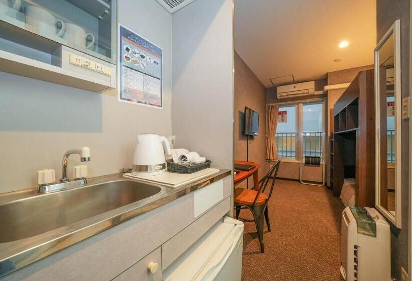 Apartamento Deluxe 1 Quarto, Residence Hotel Stripe Sapporo