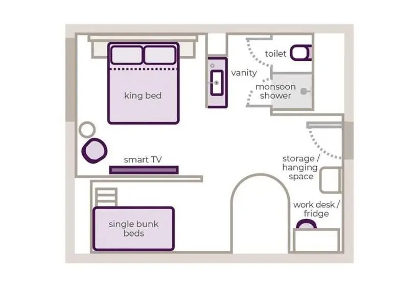 ファミリールーム, Yotel Istanbul Airport Landside, City Entrance