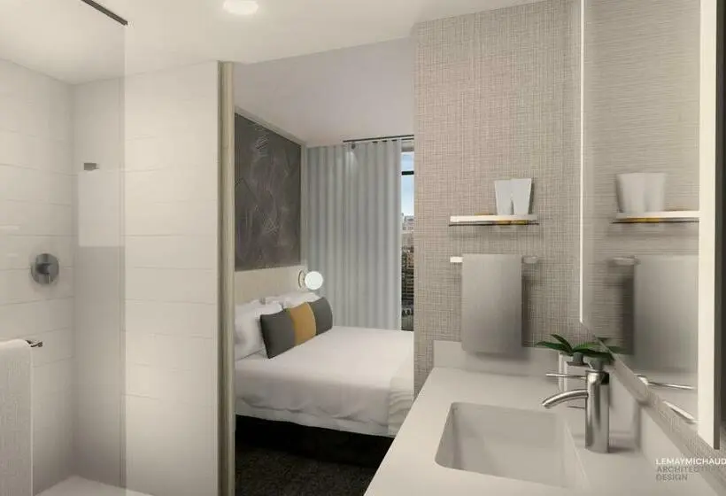 キングサイズベッドのスイートルーム, Residence Inn By Marriott Calgary Downtown/beltline District