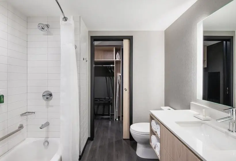 ダブルベッドのスタンダードスタジオ, Residence Inn By Marriott Calgary Downtown/beltline District