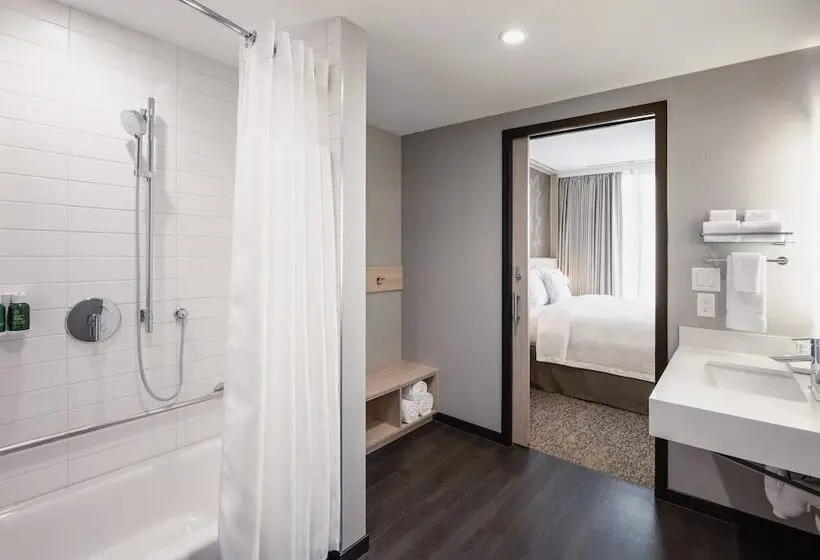 ダブルベッドのスタンダードスタジオ, Residence Inn By Marriott Calgary Downtown/beltline District