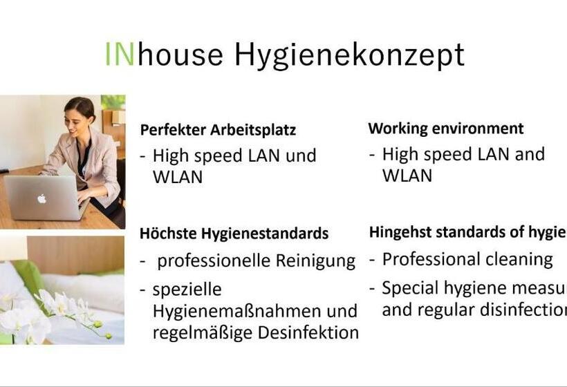テラス付き１ベッドルームアパートメント, Inhouse  Wohnen Auf Zeit