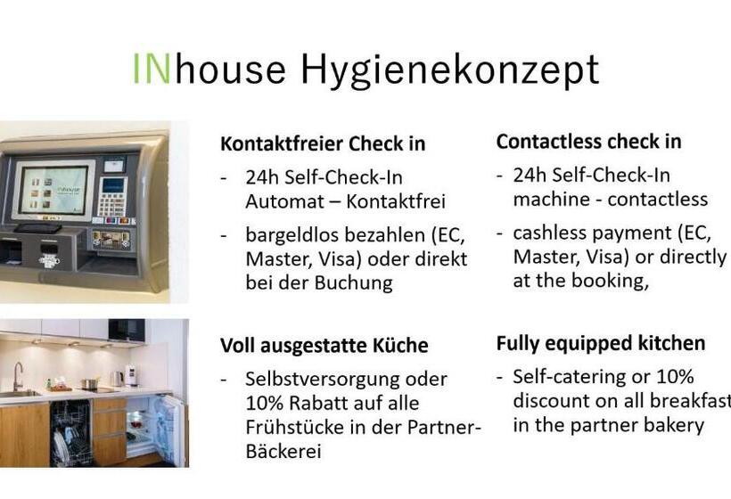 １ベッドルームのデラックスアパートメント, Inhouse  Wohnen Auf Zeit