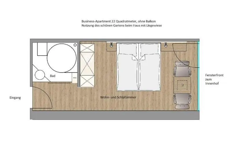 ビジネスルーム, Ferienwohnungen Boardinghouse Bodensee