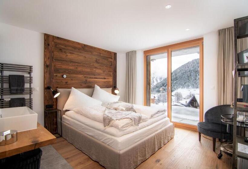 اتاق استاندارد با چشم‌انداز کوهستان, Boutique Lodge Spycher