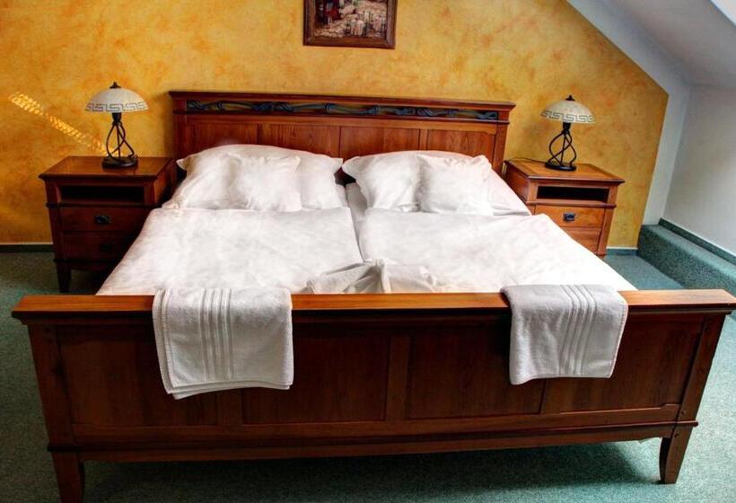 اتاق استاندارد با چشم‌انداز باغ, Birdie Pension & Wellness