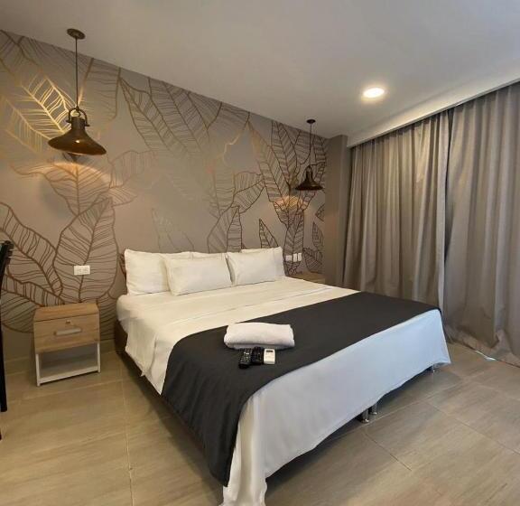 Quarto Deluxe com Sacada, Bahia 79 Apartasuites Cerca Al Centro