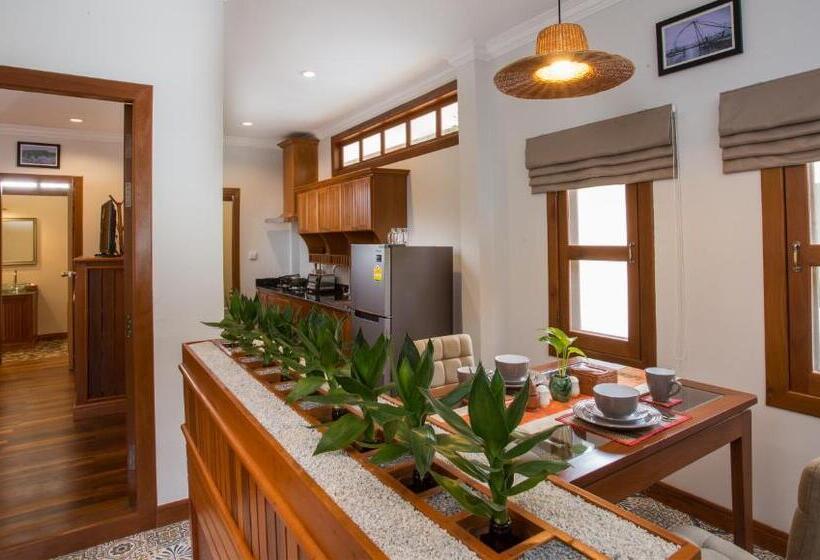 1침실 빌라 정원 전망, Bb Angkor Green Resort