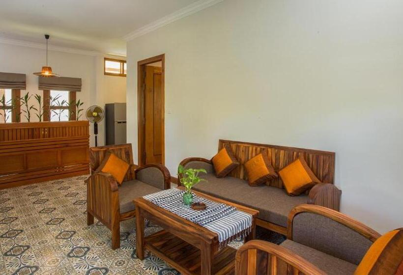 ویلای 1 خوابه با چشم‌انداز باغ, Bb Angkor Green Resort