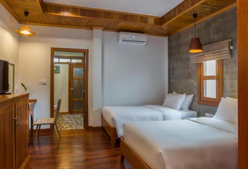 ویلای 1 خوابه با چشم‌انداز باغ, Bb Angkor Green Resort