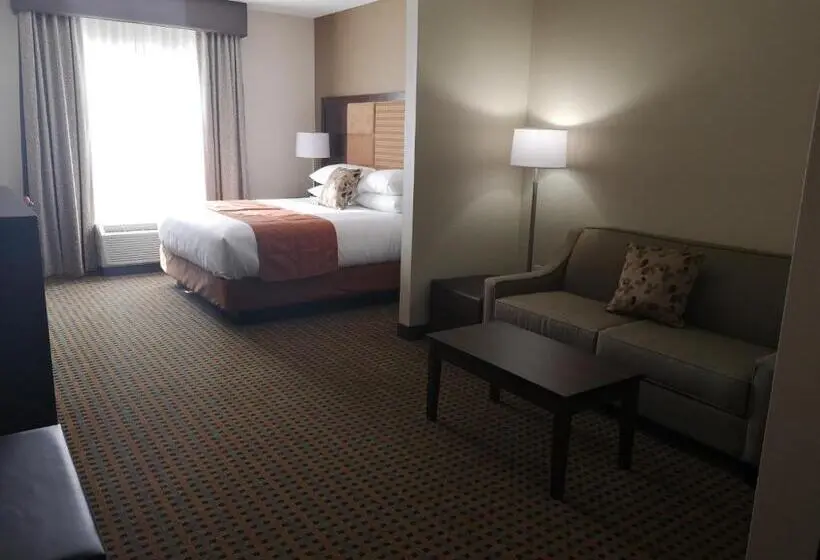キングサイズベッドのデラックススイート, Best Western Plus Hinton Inn & Suites