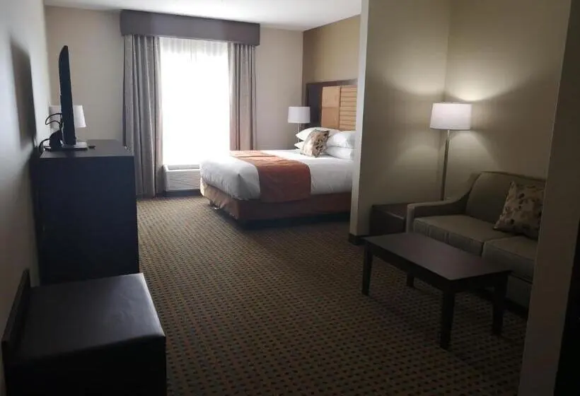 キングサイズベッドのスタンダードルーム, Best Western Plus Hinton Inn & Suites