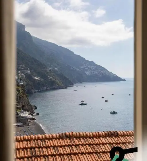 オーシャンビューデラックスルームバルコニー付き, Hotiday Positano Suites And View