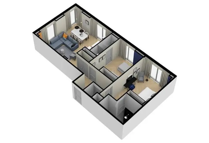 ２ベッドルームアパートメント, Cityden Stadshart