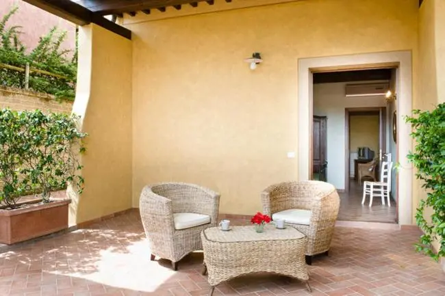 庭の見える1ベッドルームアパートメント, Agriturismo L'antica Fornace