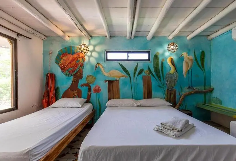 Standard-huone Jaettu Kylpyhuone, Mar Amar Cabaña Hostel