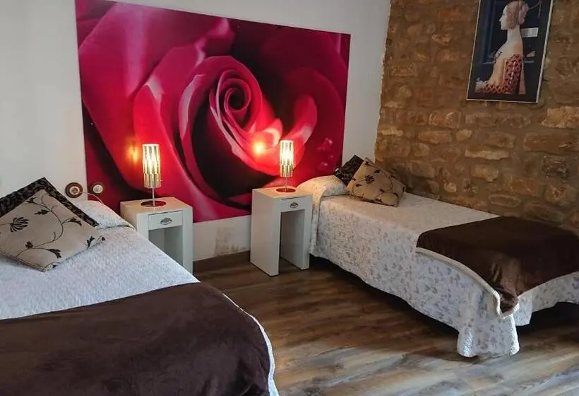 バルコニー付きスタンダードルーム, La Pata De Oca Hostal Rural Y Albergue
