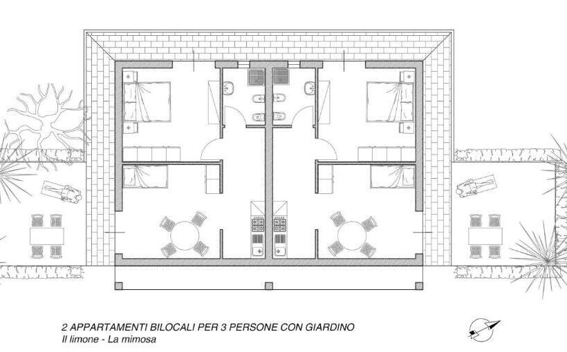 1침실 테라스 아파트 바다 전망, Mandel Club