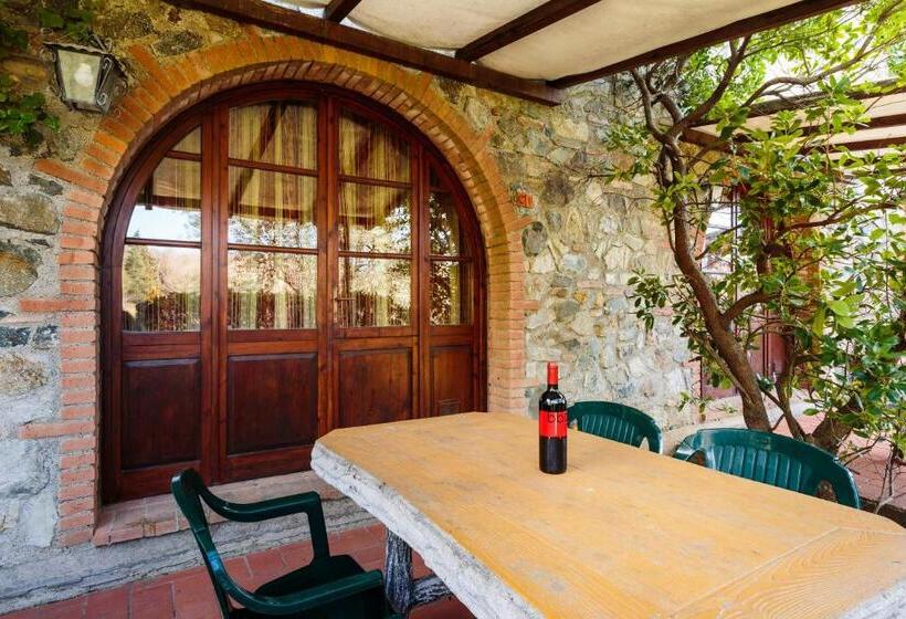 带1个卧室带花园景观的公寓, Il Doccino