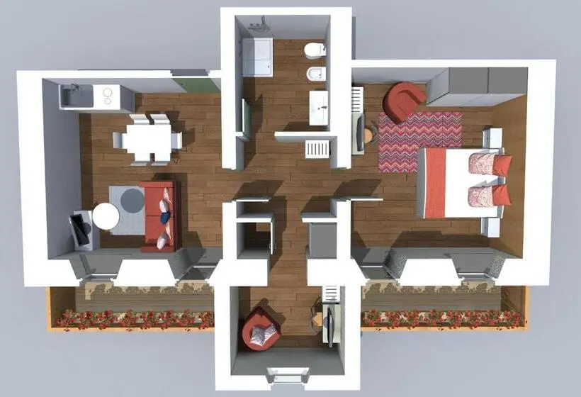 2 Bedroom Premium Apartment with Balcony, Residence Cavanis Wellness & Spa