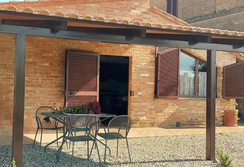 Апартаменты 1 Спальня Вид на Бассейн, San Lorenzo Agriturismo