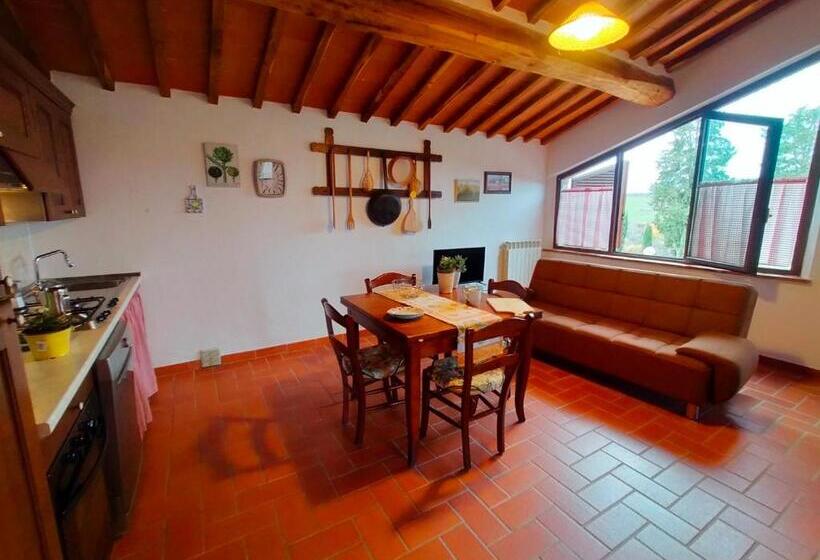 Апартаменты 1 Спальня Вид на Бассейн, San Lorenzo Agriturismo