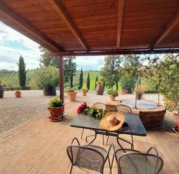 庭の見える1ベッドルームアパートメント, San Lorenzo Agriturismo