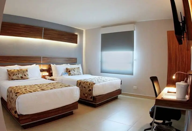 ２ダブルベッドのスタンダードルーム, Sleep Inn Villahermosa