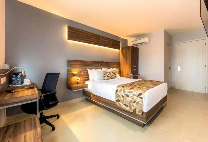 キングサイズベッドのスタンダードルーム, Sleep Inn Villahermosa