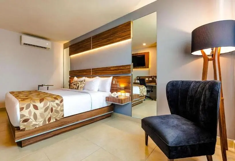 キングサイズベッドのスタンダードルーム, Sleep Inn Villahermosa