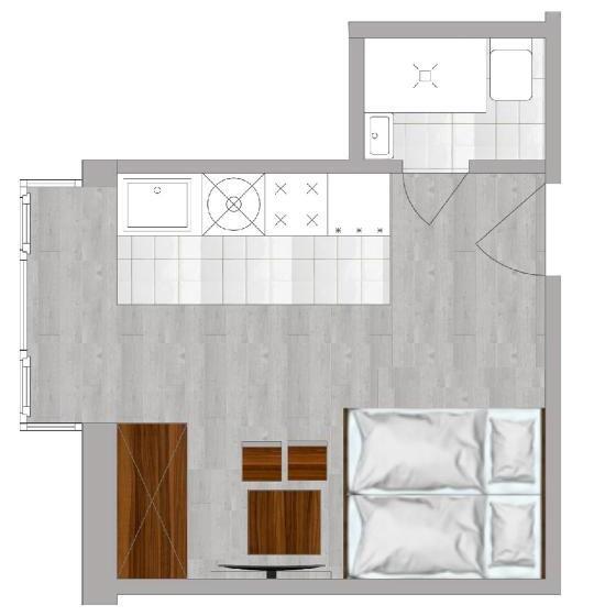 Apartamento 1 Dormitório, Arabest Aparthotel & Boardinghouse