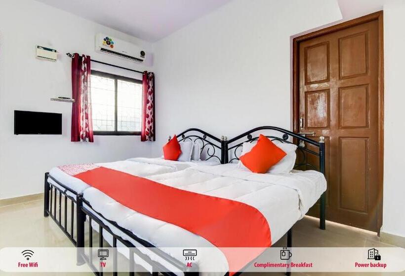 Pokój Trzyosobowy Klasyczny, O Omkar Guest House Near Immaculate Conception Church