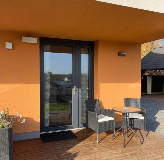 标准间带露台, Penzion Cafe Na Svahu