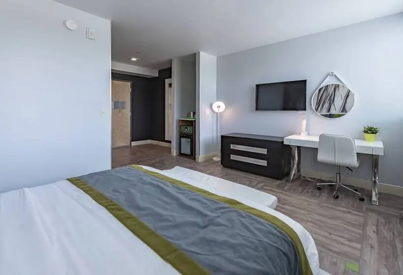 اتاق استاندارد با تخت بزرگ, Lexen Hotel   North Hollywood Near Universal Studios