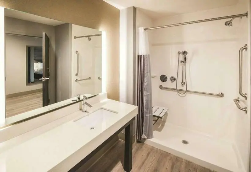 身障者適用キングサイズベッドルーム, La Quinta Inn & Suites By Wyndham Atlanta South   Mcdonough