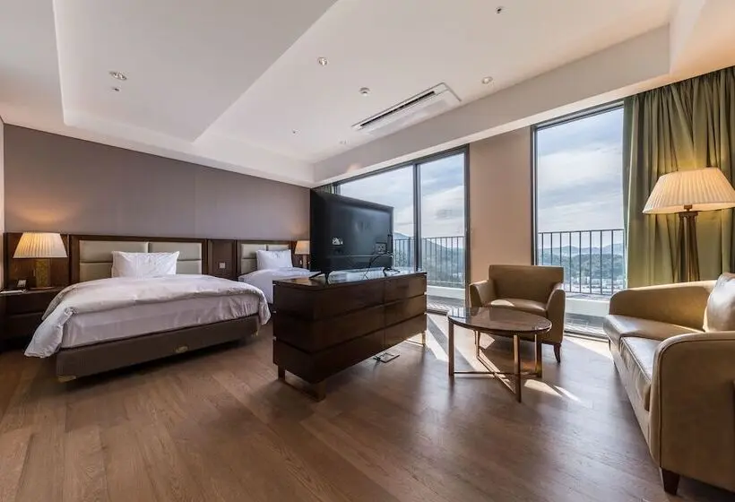 景色の見えるデラックスルーム, Stanford Hotel&resort Tongyeong