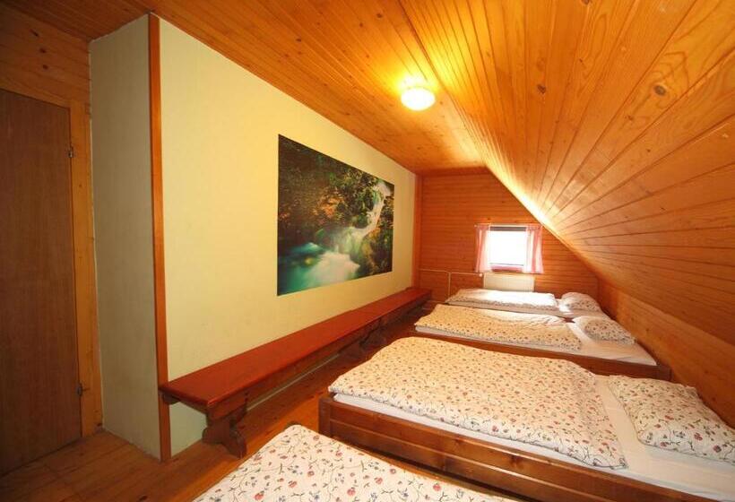 اتاق استاندارد چهارنفره با سرویس بهداشتی مشترک, Planinska Koča Na Gozdu