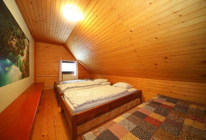 اتاق استاندارد چهارنفره با سرویس بهداشتی مشترک, Planinska Koča Na Gozdu