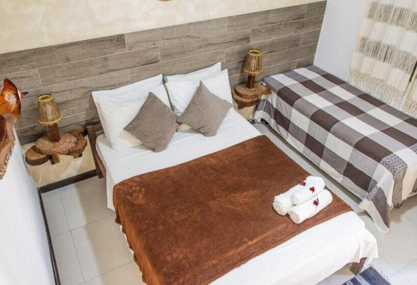 חדר סטנדרט לארבעה, Pousada Das Araras