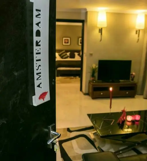 バルコニー付き1ベッドルームアパートメント, Red Mango Hotel And Apartments