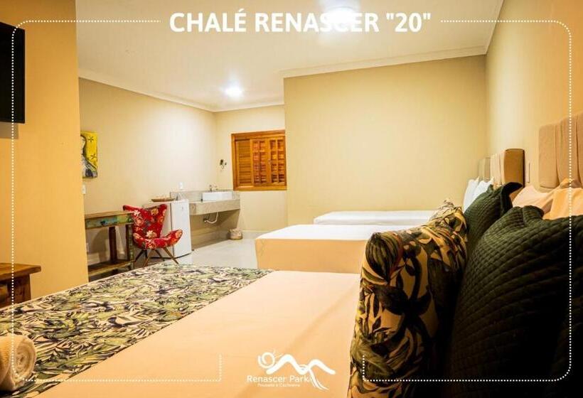 4 Bett Standardzimmer, Pousada Renascer Park