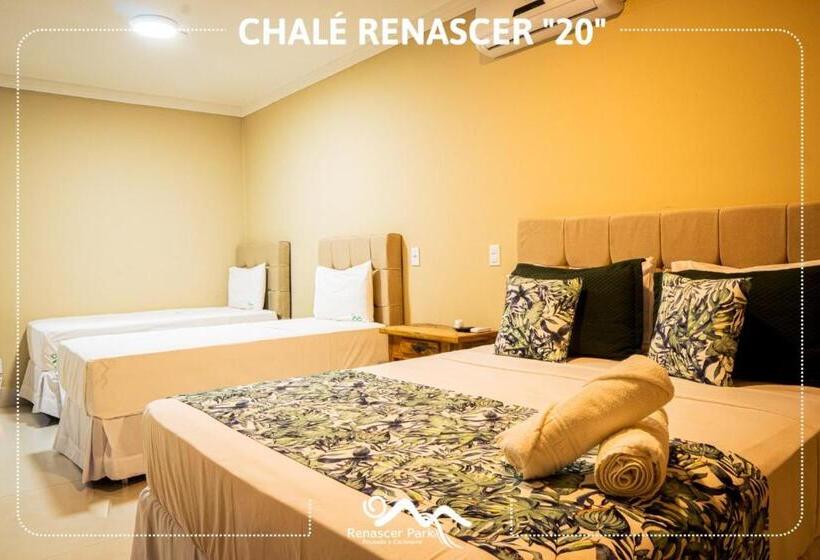 4 Bett Standardzimmer, Pousada Renascer Park