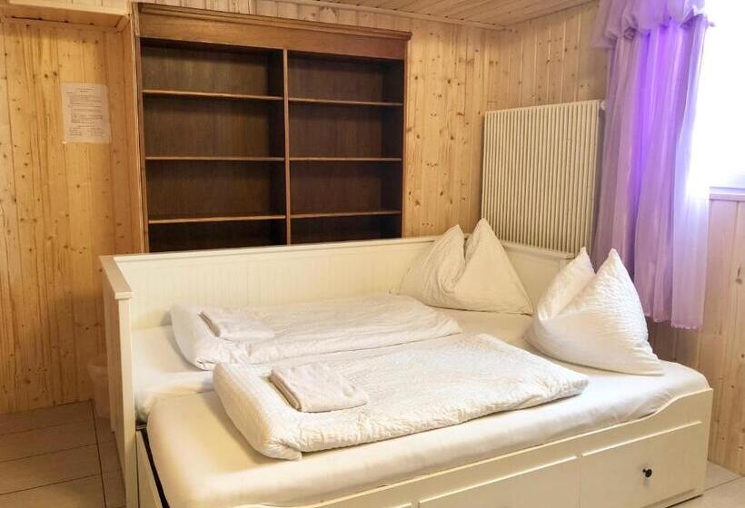 חדר סטנדרט חדר אמבטיה משותף, Interlaken Marco Hostel