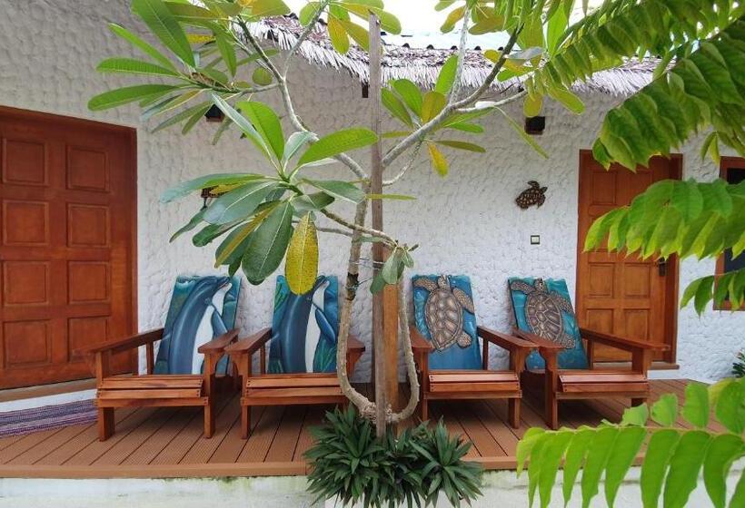 اتاق استاندارد با چشم‌انداز باغ, Blue World Dharavandhoo