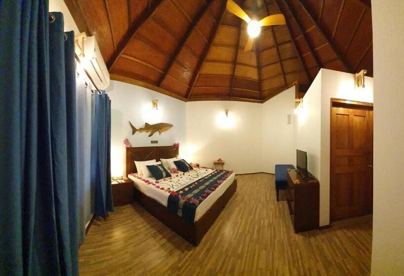 اتاق استاندارد با چشم‌انداز باغ, Blue World Dharavandhoo