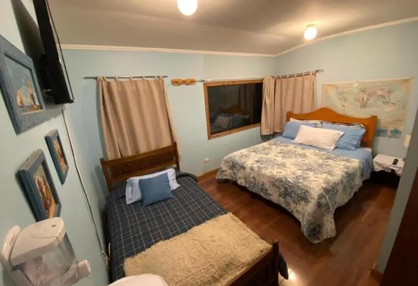 اتاق استاندارد با چشم‌انداز دریا, Hostal Y Cabañas Mirando Al Mar