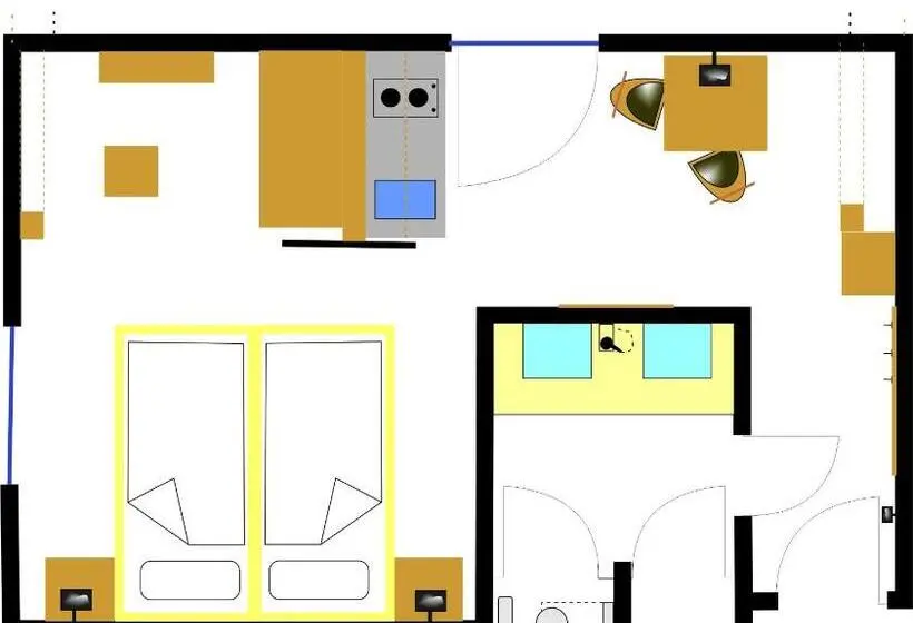 テラス付スーペリアルーム, Haus Hintertux