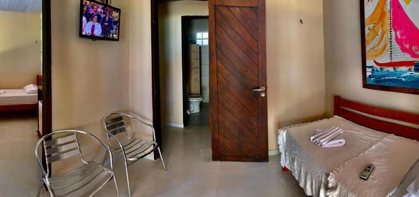 חדר סטנדרט לארבעה נוף לים, Pousada Ponta Dos Anéis