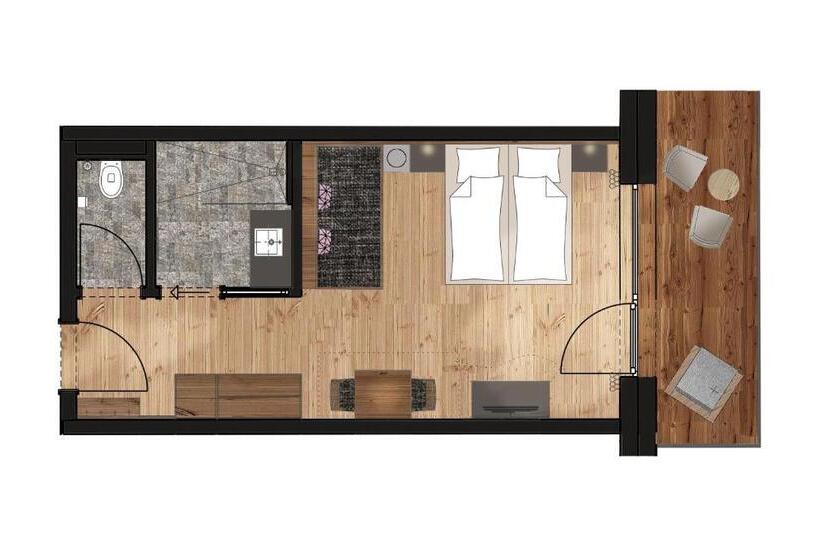 수피리어 룸, Das Kaltenbach   Apart